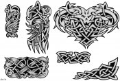 Celtic Tattoo Designs Sheet 174